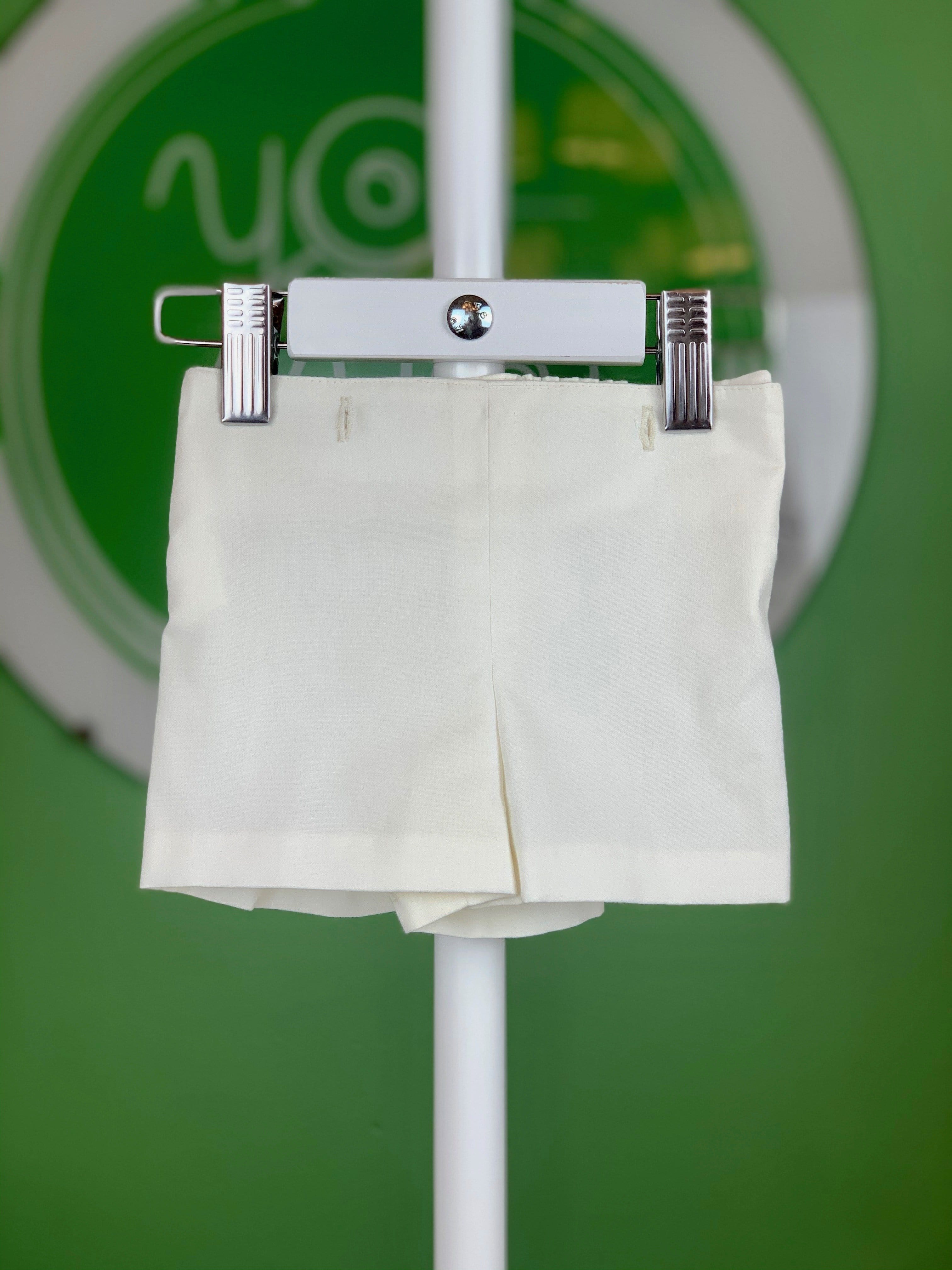 Off White & Lace Short Outfit - YoYo Children's Boutique