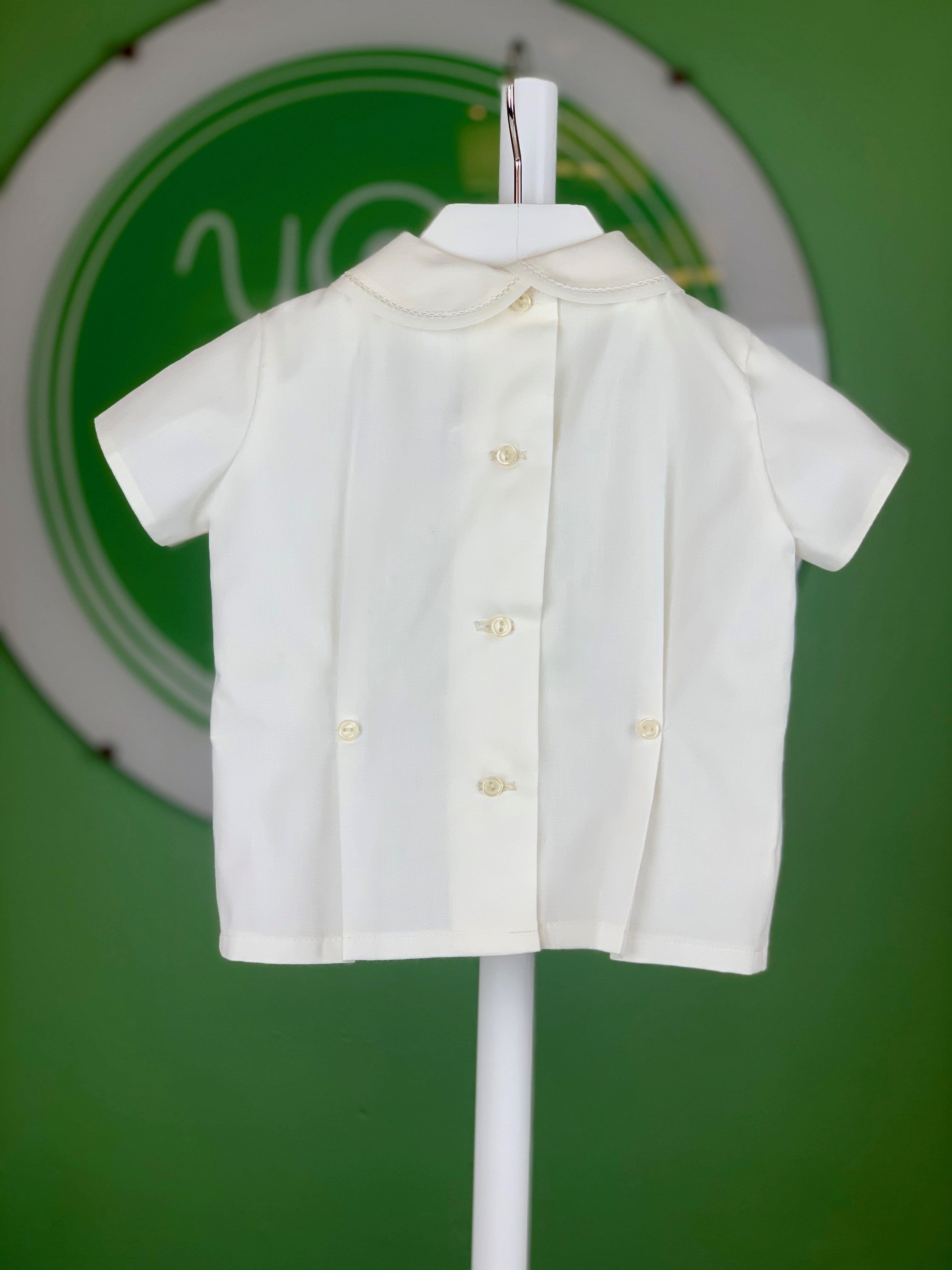 Off White & Lace Short Outfit - YoYo Children's Boutique