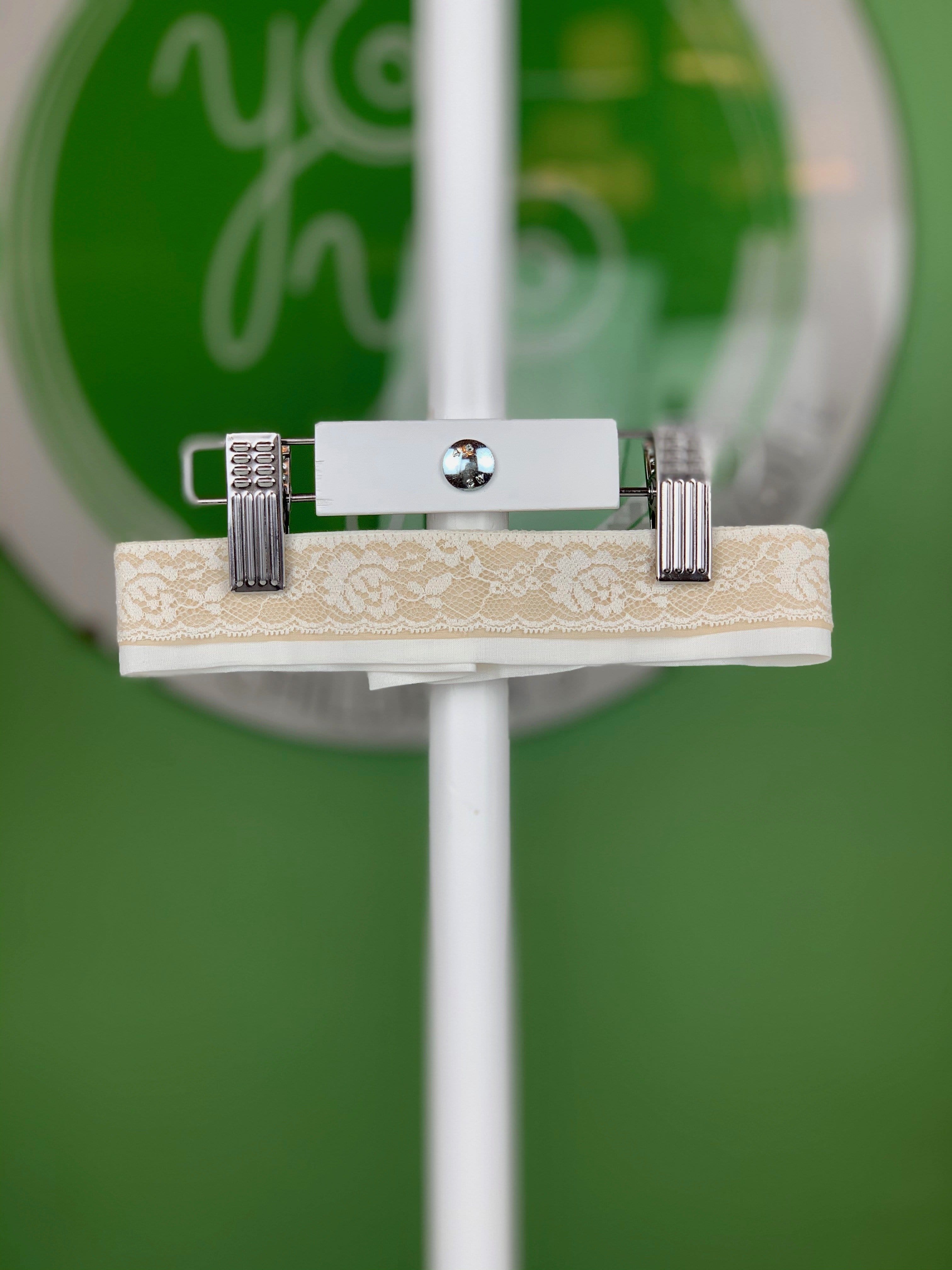 White & Brown Lace Outfit - YoYo Children's Boutique