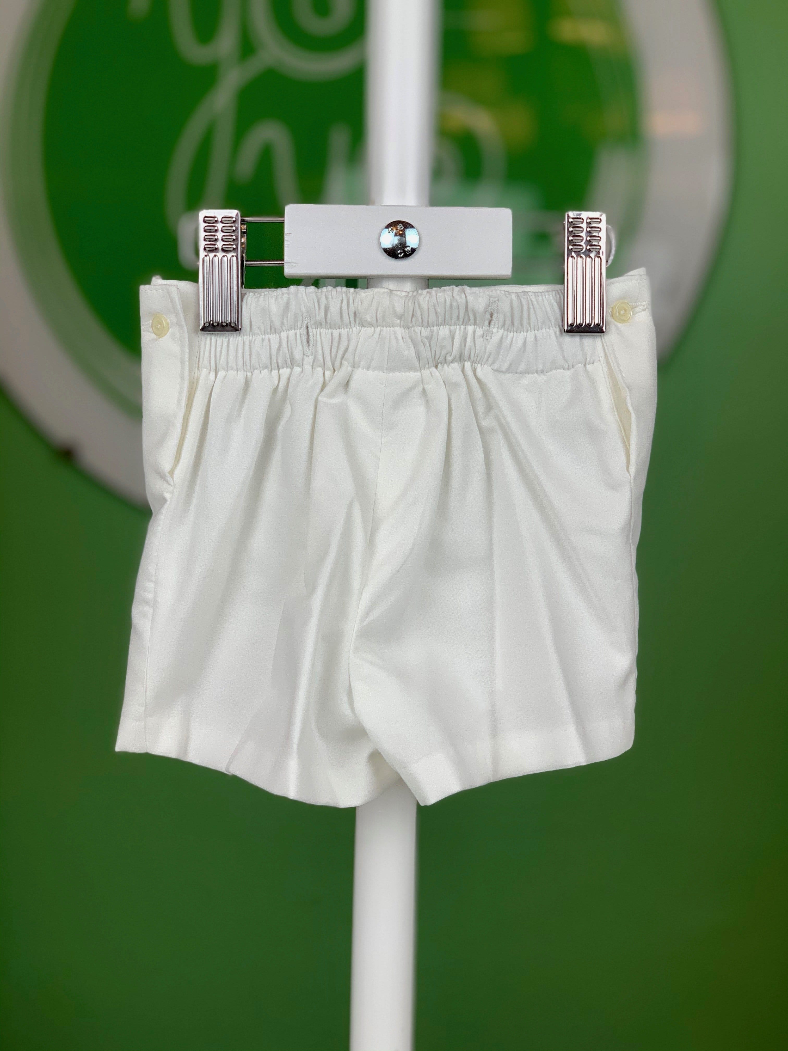 White & Brown Lace Outfit - YoYo Children's Boutique