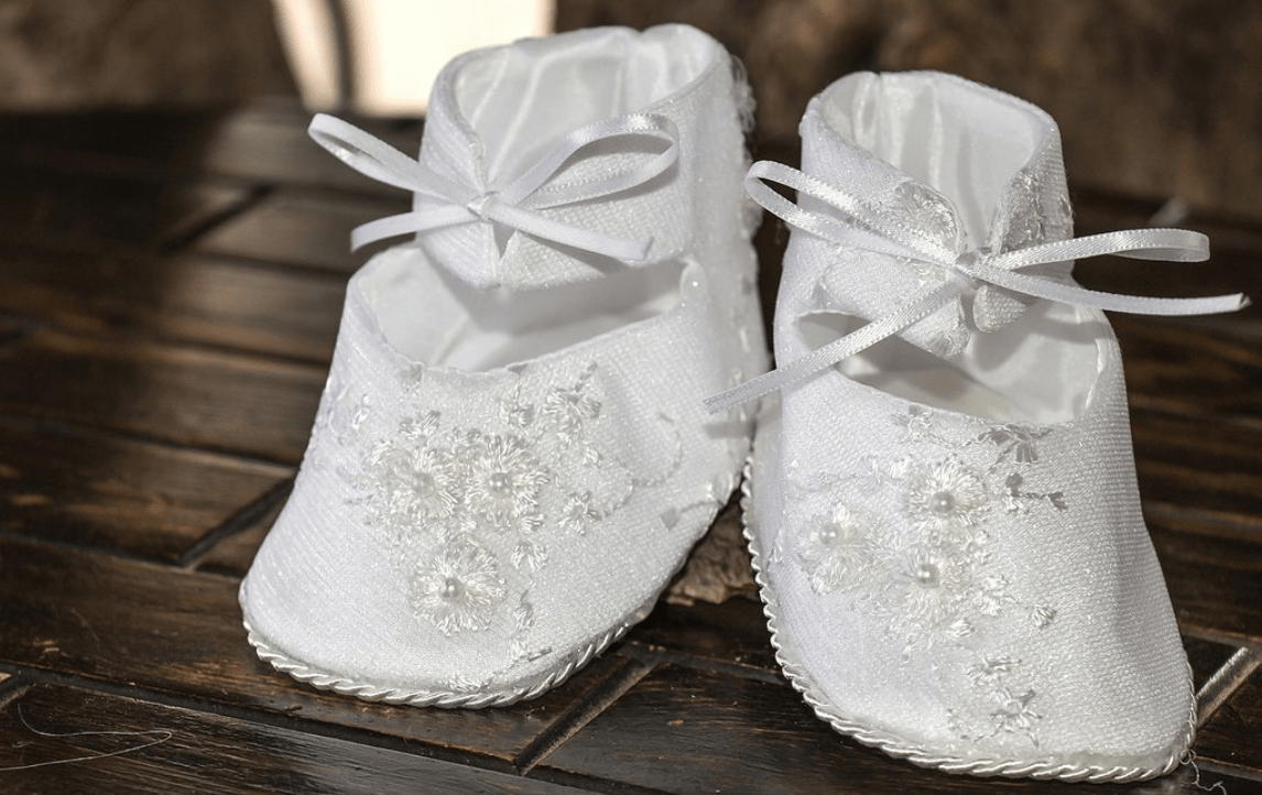 White Flower Bootie - YoYo Children's Boutique