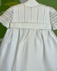 YoYo Children's Boutique Baptism White Silk & Lace Dress