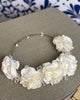 YoYo Children's Boutique Headbands Off-White Off-White Silk Flowers Crown