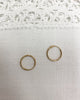 YoYo Children's Boutique Jewelry 6.0mm 18kt Yellow Gold Hollow Hoops