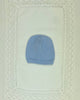 YoYo Children's Boutique Newborn 0M Blue Knit Newborn Outfit