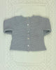 YoYo Children's Boutique Newborn 0M / Grey Grey & Knit White Newborn Outfit