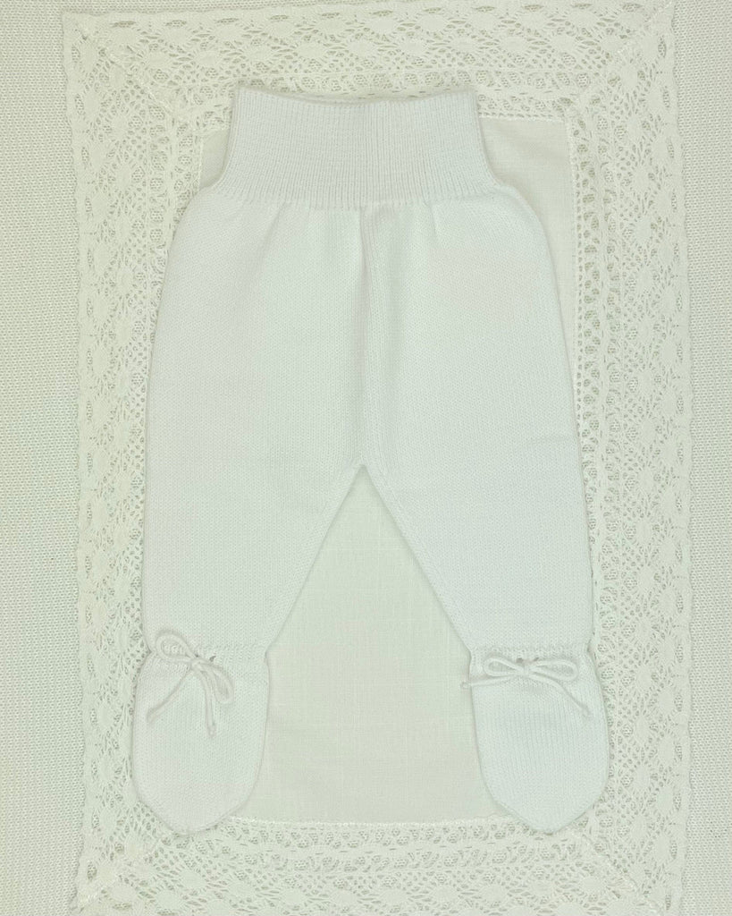 YoYo Children's Boutique Newborn 0M / Grey Grey & White Knit Newborn Outfit