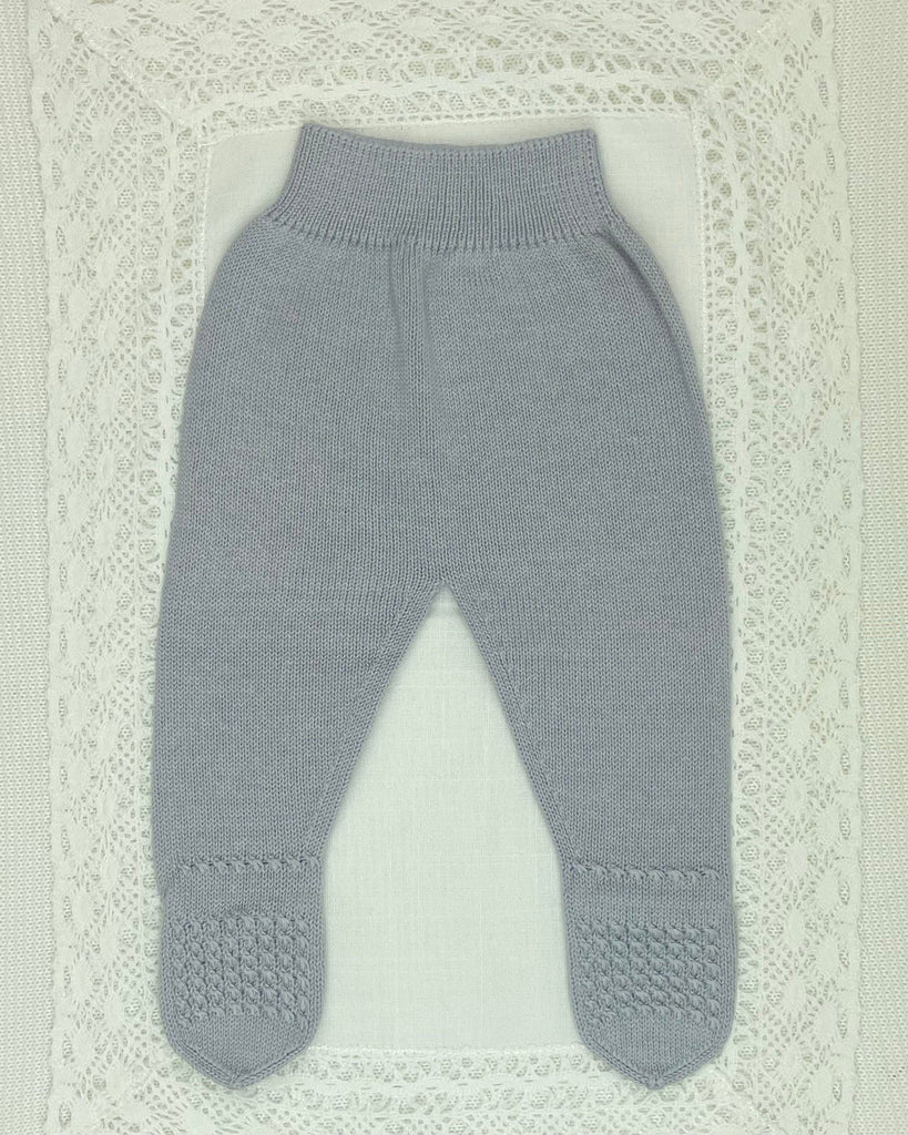 YoYo Children's Boutique Newborn 0M Grey Knit Newborn Outfit