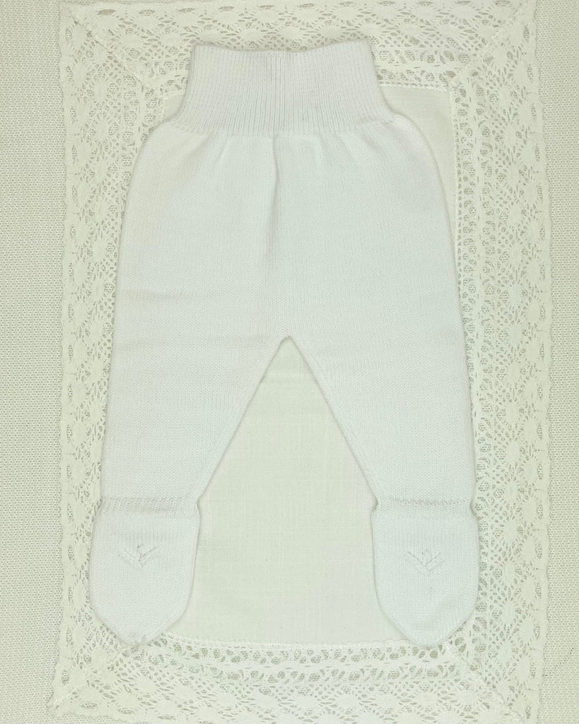 YoYo Children's Boutique Newborn 0M Grey & White Knit Newborn Outfit