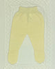 YoYo Children's Boutique Newborn 0M Light Yellow Knit & Lace Newborn Outfit