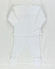 YoYo Children's Boutique Newborn 0M / White White Knit & Pom Pom Newborn Outfit