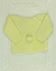 YoYo Children's Boutique Newborn 0M / Yellow Lime Yellow Knit & Pom Pom Newborn Outfit
