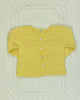 YoYo Children's Boutique Newborn 0M / Yellow Sunny Yellow & White Knit Newborn Outfit