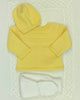 YoYo Children's Boutique Newborn 0M / Yellow Sunny Yellow & White Knit Newborn Outfit