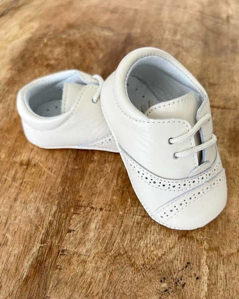 YoYo Children's Boutique Shoes Off-White Pre-Walker Oxford Shoe