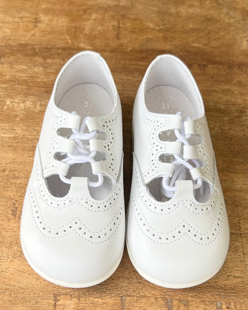 YoYo Children's Boutique Shoes White English Shoe