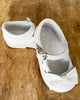 YoYo Children's Boutique Shoes White Mary Jane with Bow Shoe