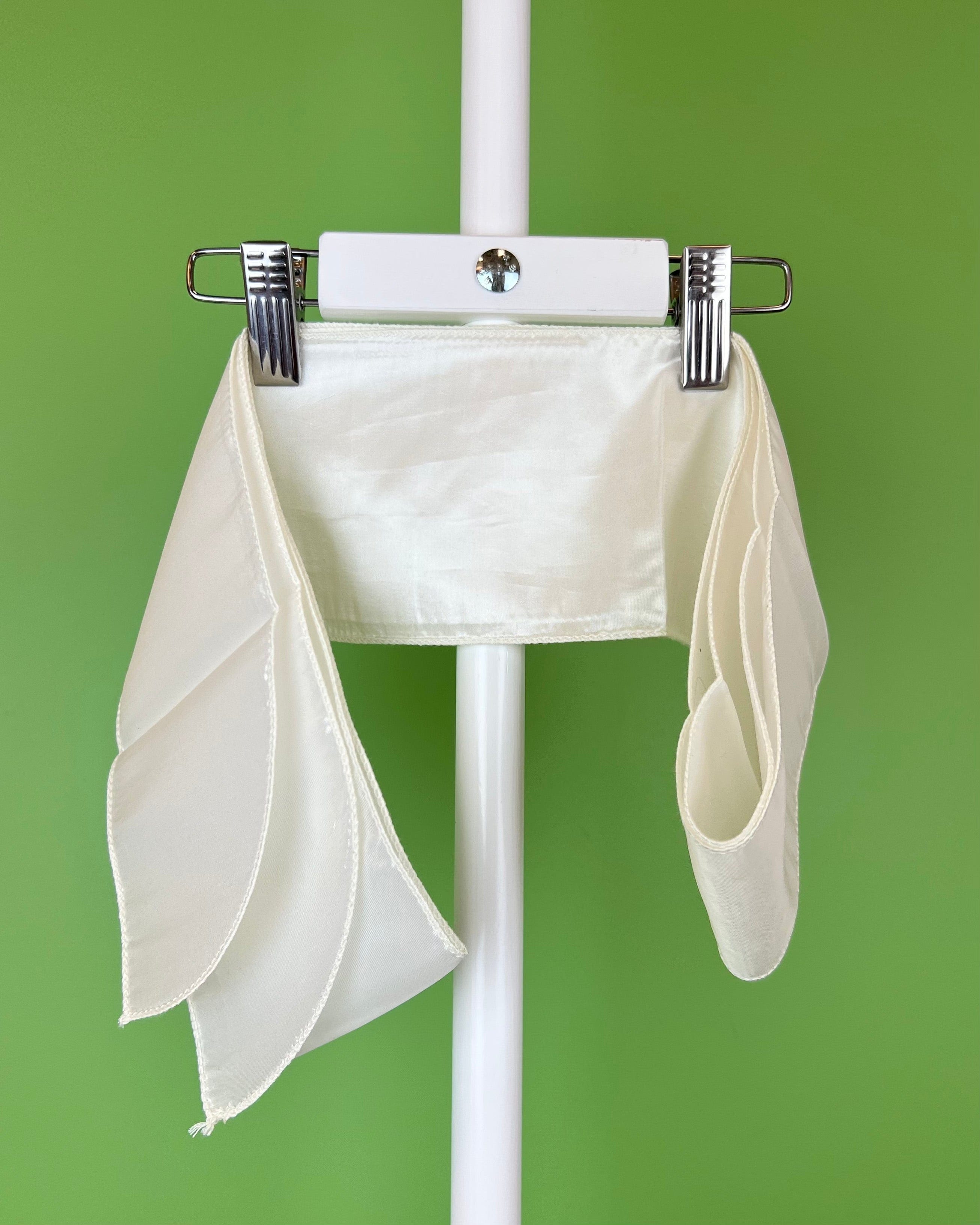 YoYo Children's Boutique White Satin Sash